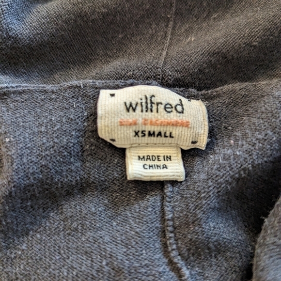 ARITZIA Wilfred Flaubert Cotton silk cashmere knit open cardigan sweater xs - Picture 9 of 11